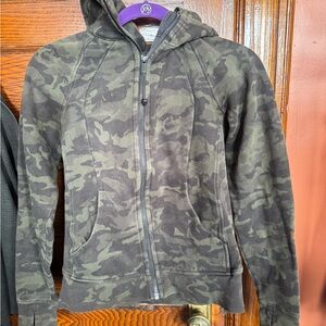 Lululemon Camo Scuba Hoodie